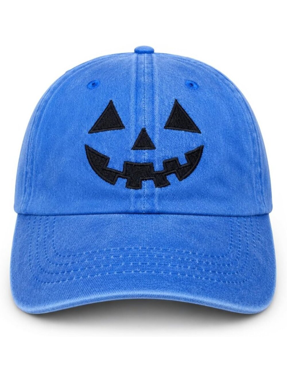 Unisex Halloween Blue Rucker Hat Adjustable Sportswear Distressed Baseball Cap